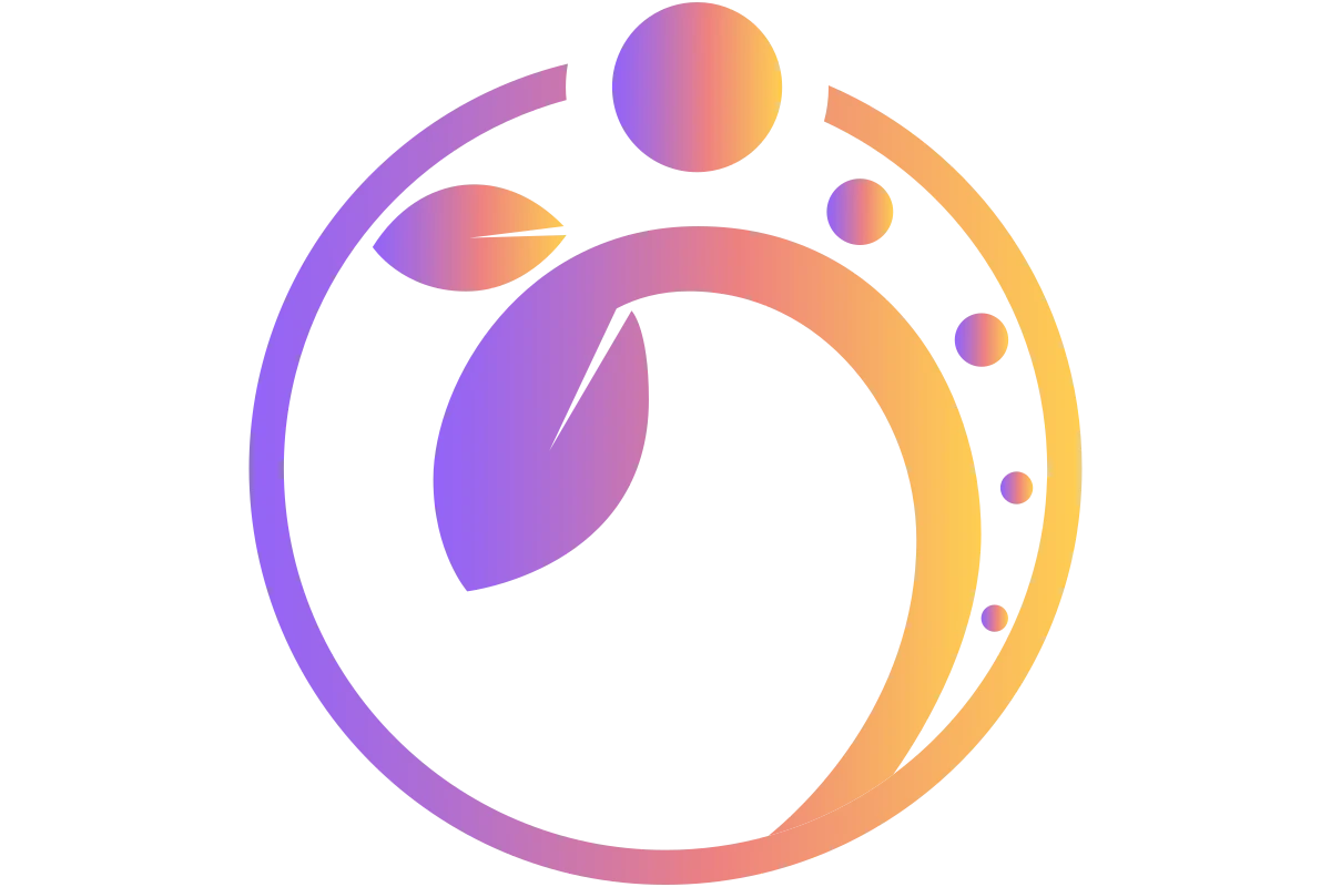 Stylish Growth Leaf Logo with Modern Gradient Design