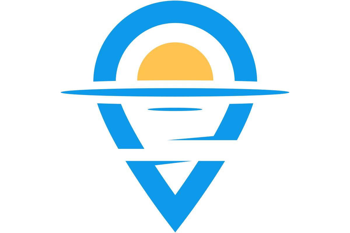 Innovative Travel Agency Logo with Geometric Design