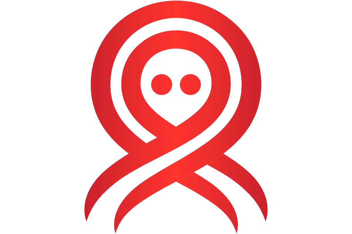Modern Abstract Octopus Logo for Community Support Initiative