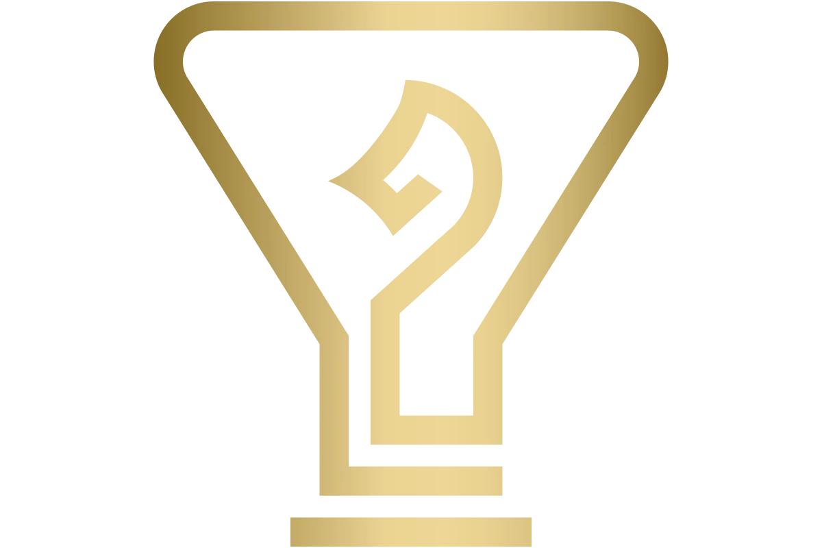 Innovative Gold Abstract Symbol for Finance Industry