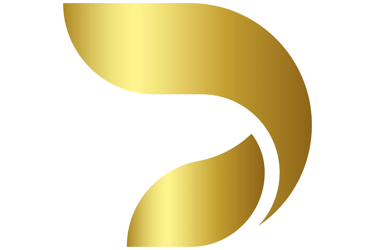 Elegant Golden Abstract Design for Luxury Beauty Salon