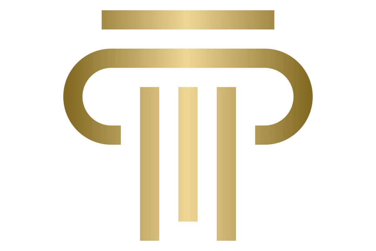 Modern Law Firm Logo with Strong Pillar Design