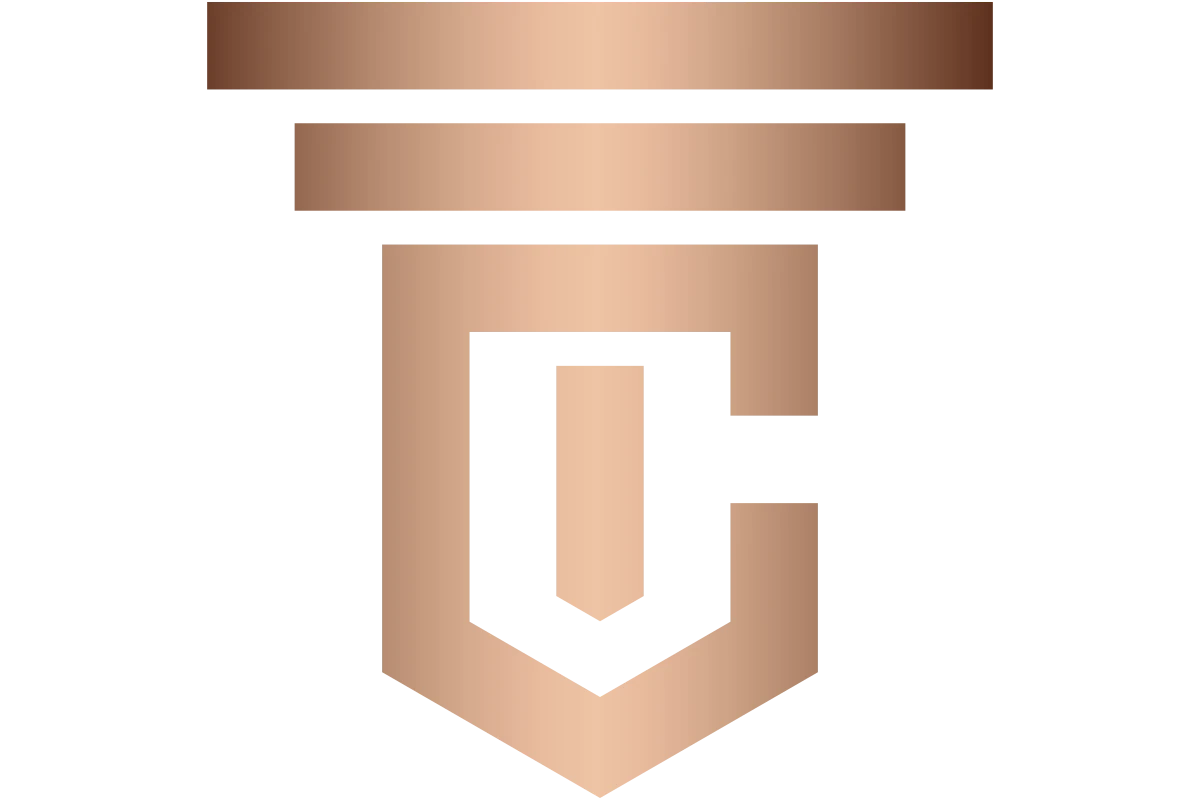 Modern Construction Monogram Shield Logo for Strength