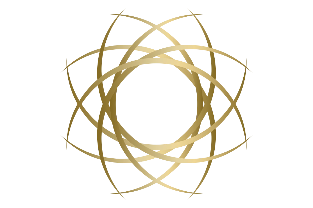 Elegant Gold Abstract Geometric Design for Luxury Appeal