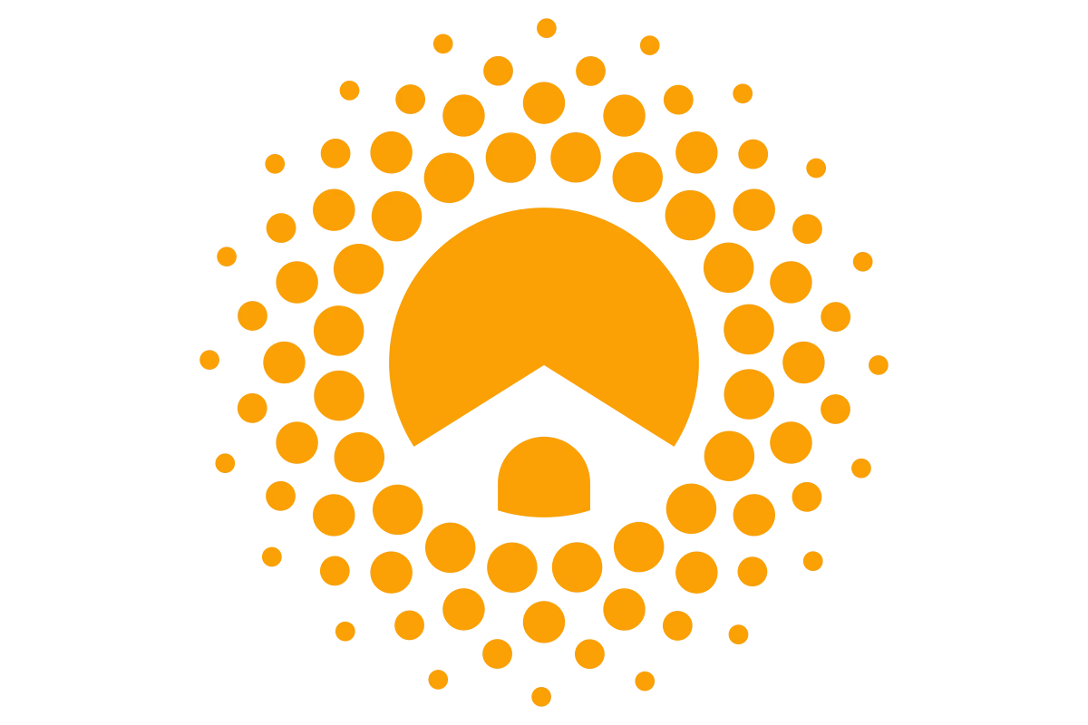 Modern Real Estate Logo with Warm Sun Elements