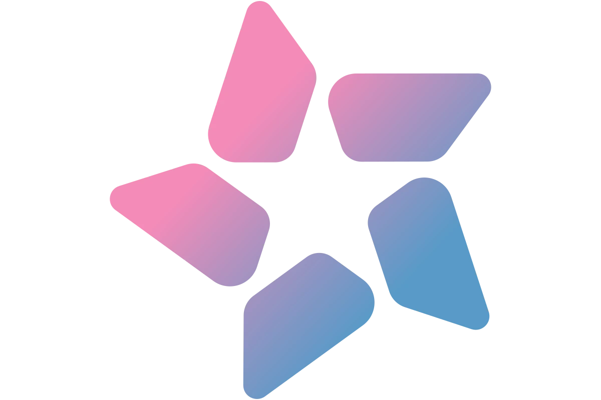 Modern Community Nonprofit Logo with Abstract Star Design