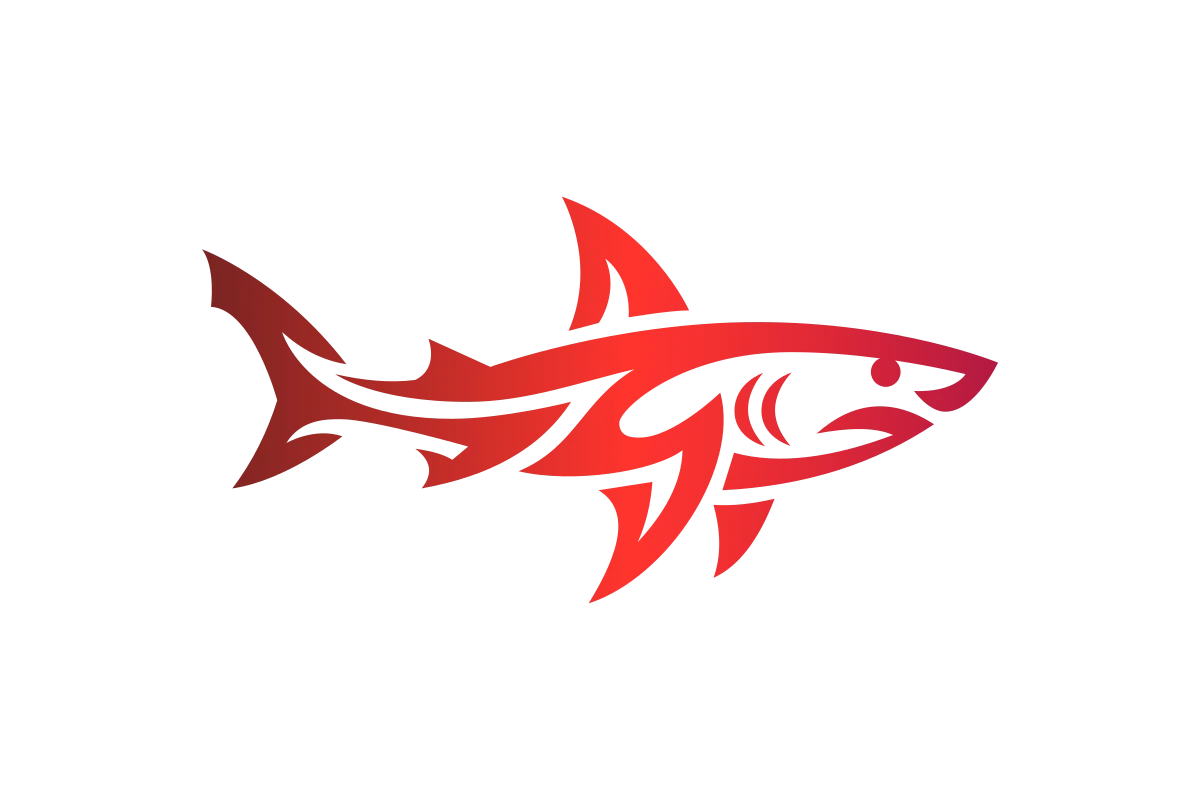 Dynamic Shark Logo - Powerful & Modern Marine Symbol