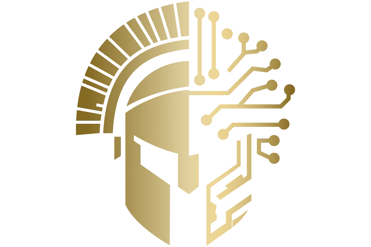 Innovative Spartan Helmet with Circuit Design