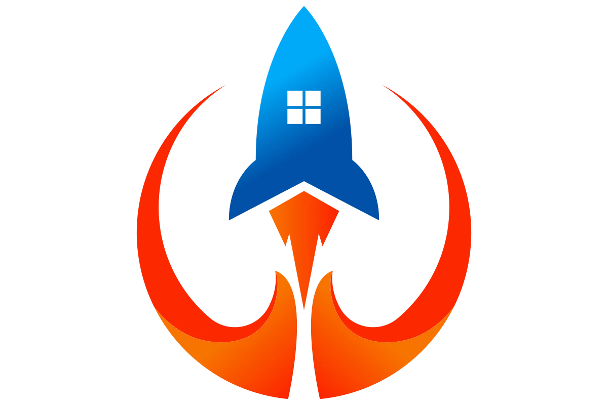 Innovative Travel Agency Logo with Rocket Design