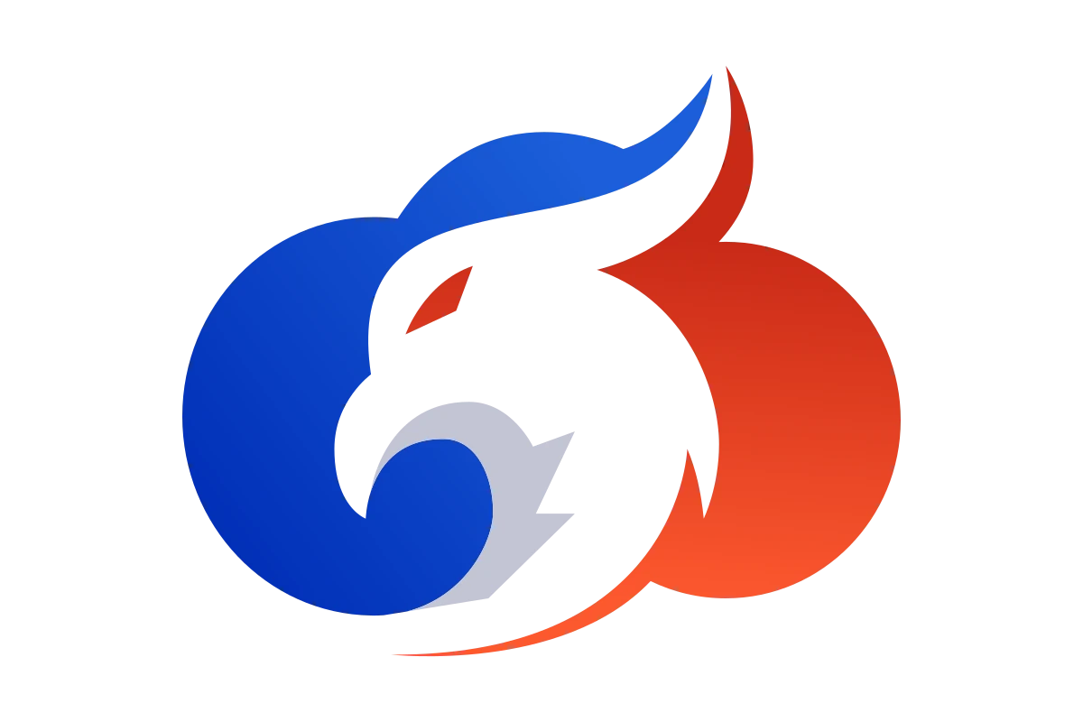 Innovative Cloud and Hawk Logo for Modern Solutions