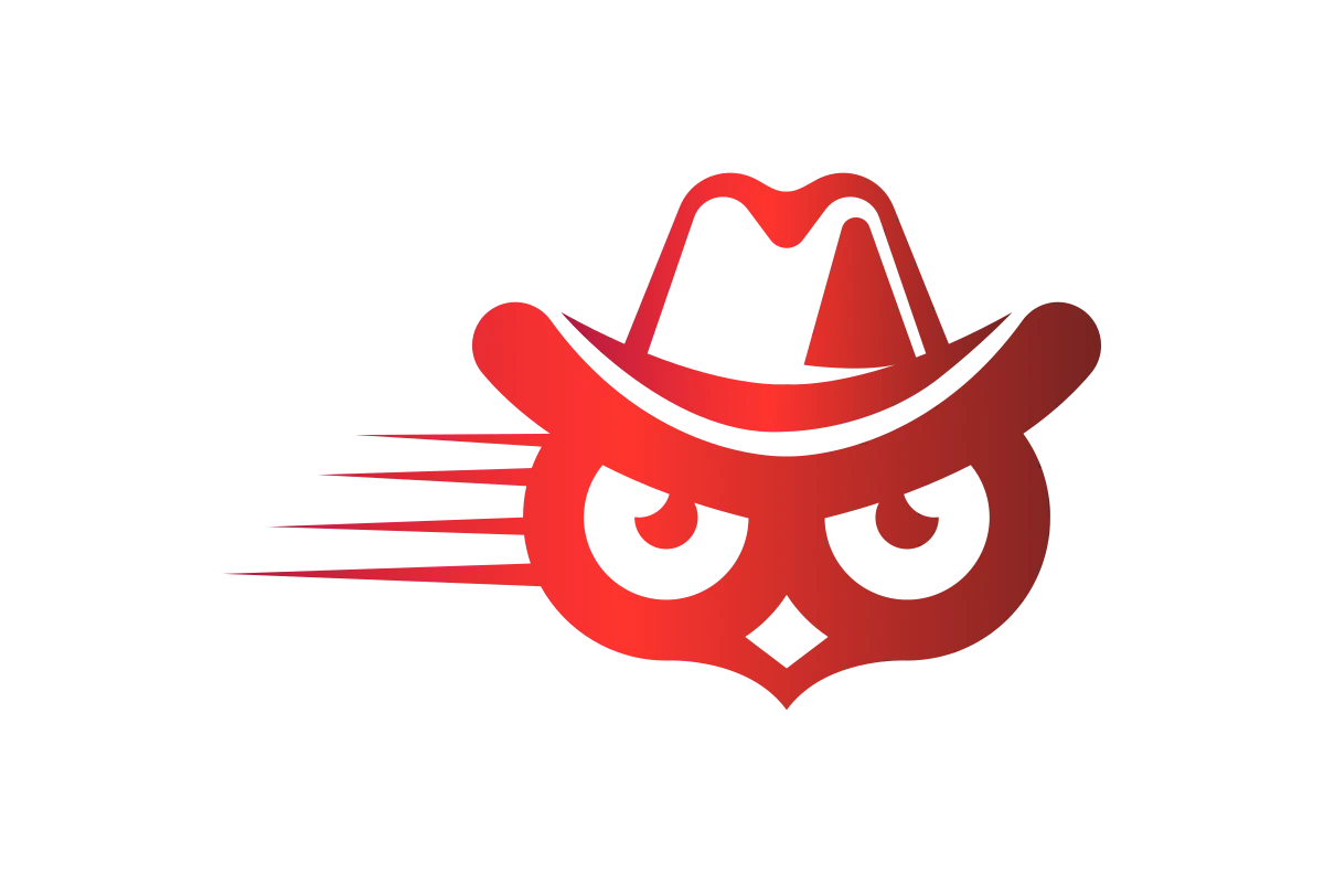 Dynamic Owl Mascot Symbol for Fast Logistics Services