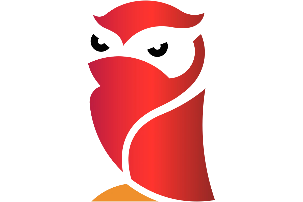 Dynamic Owl Logo for Innovative Educational Solutions