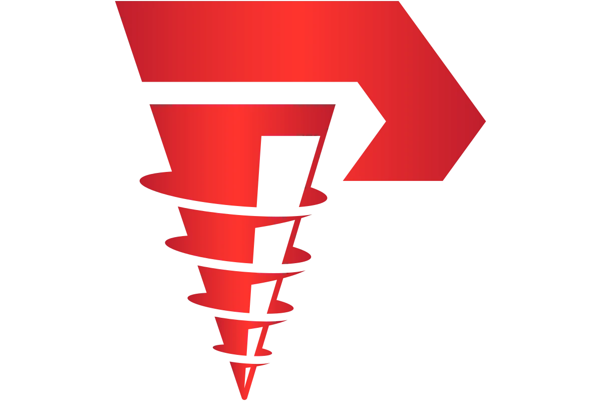 Innovative Construction Symbol with Dynamic Spiral Design