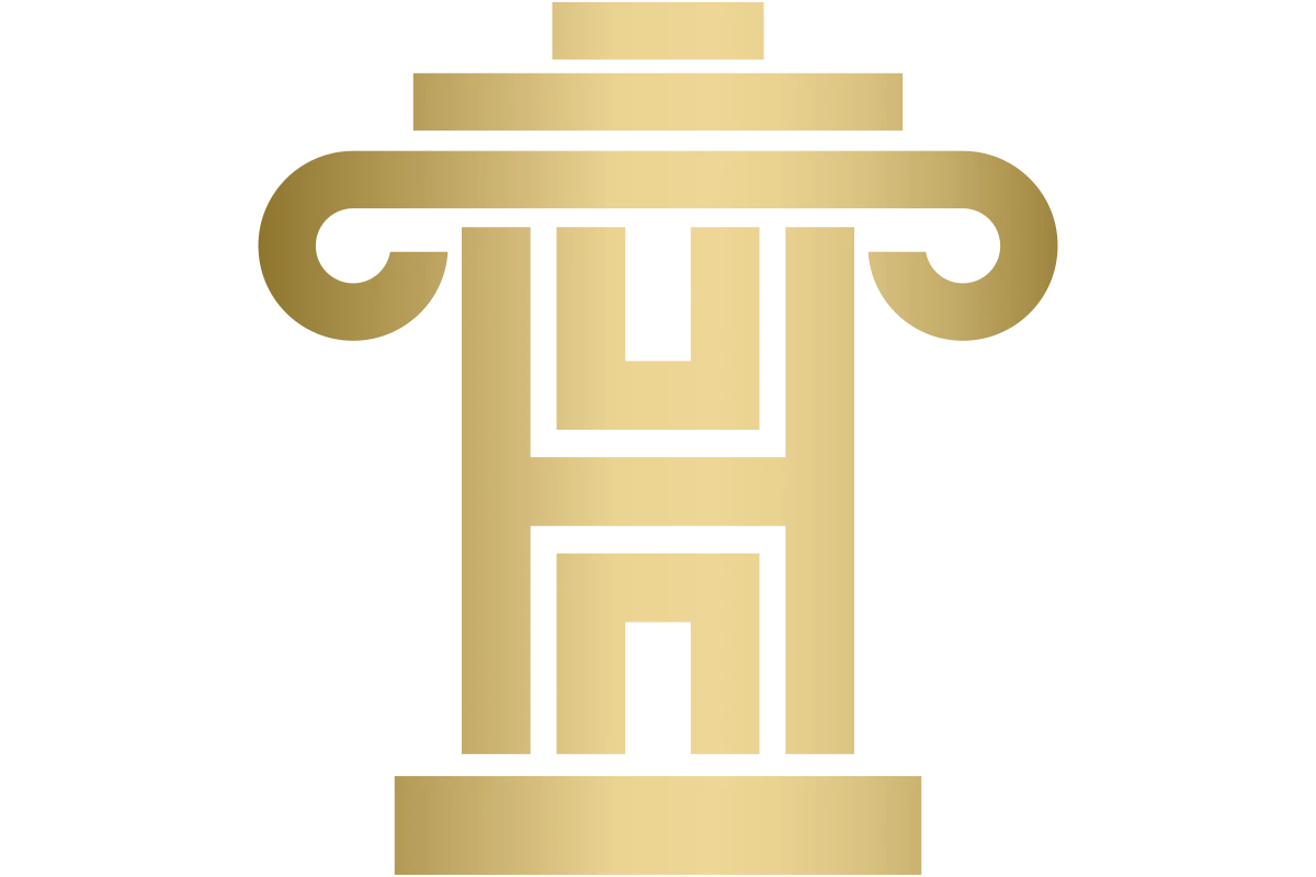 Strength and Elegance: Modern Golden Column H Design