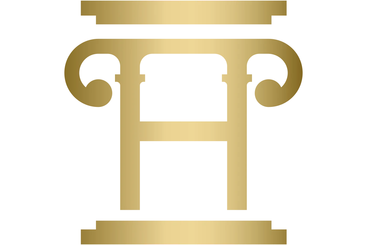 Luxurious Law Firm Logo Featuring Elegant Pillar Design