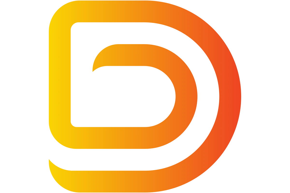 Modern Monogram Design with Gradient for Personal Branding