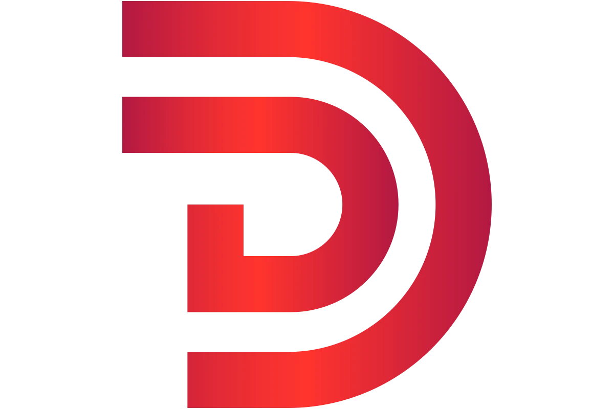 Dynamic and Modern Red Abstract Logo for Personal Brand