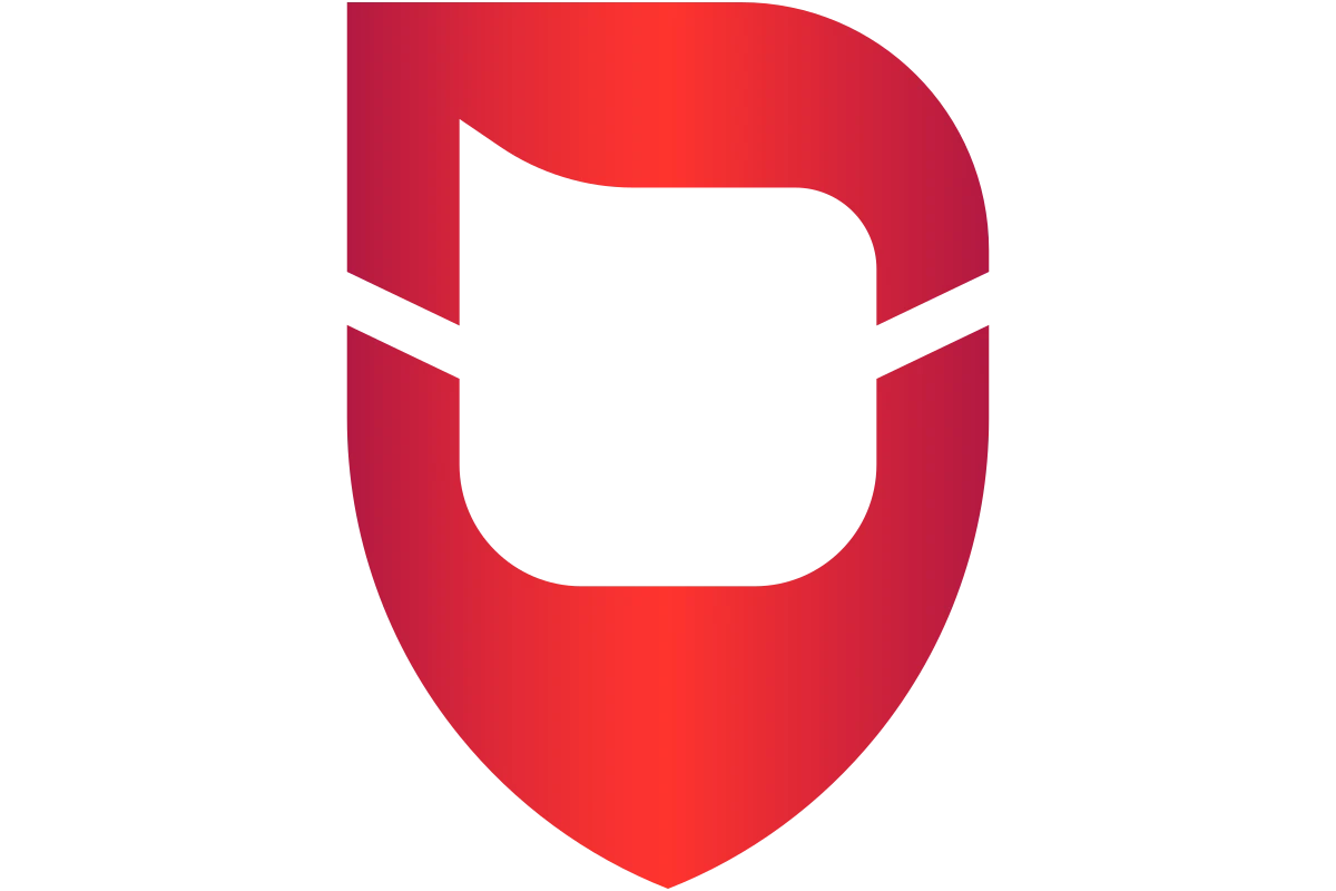 Modern Abstract Shield Icon for Security Solutions