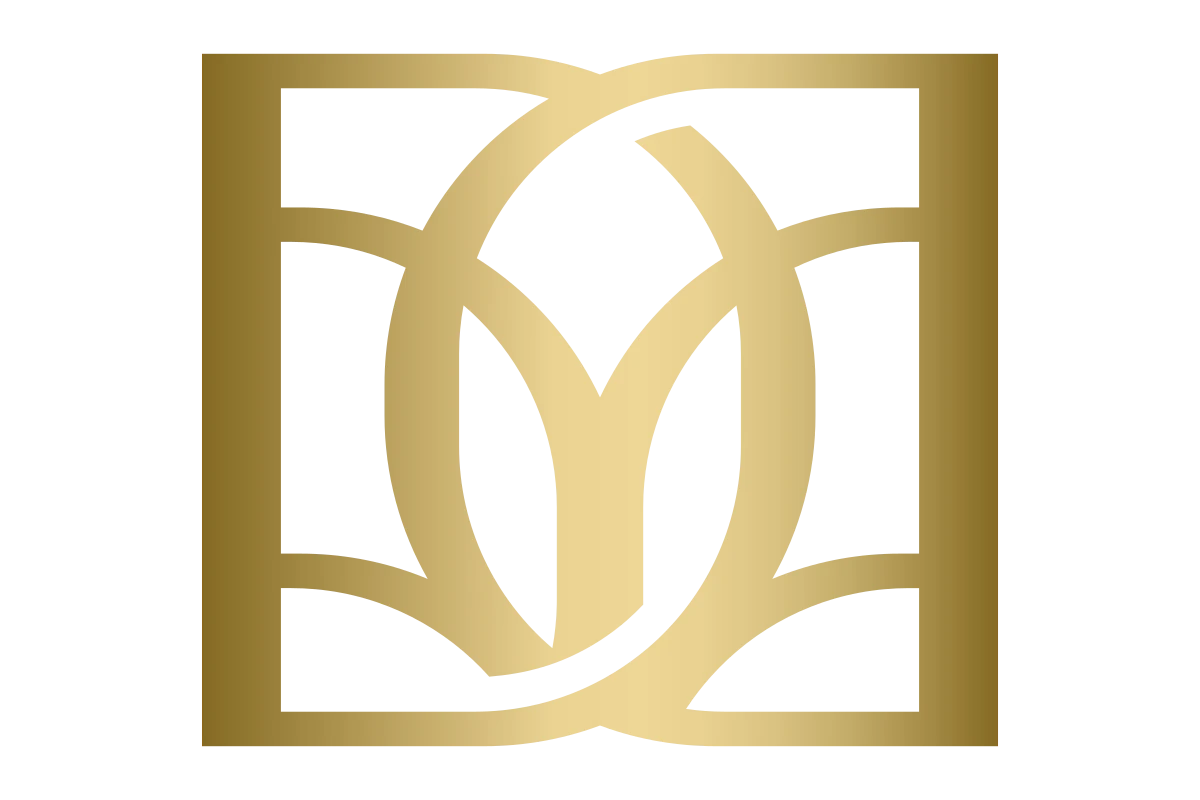 Elegant Modern Pharmacy Logo Design with Nature Elements