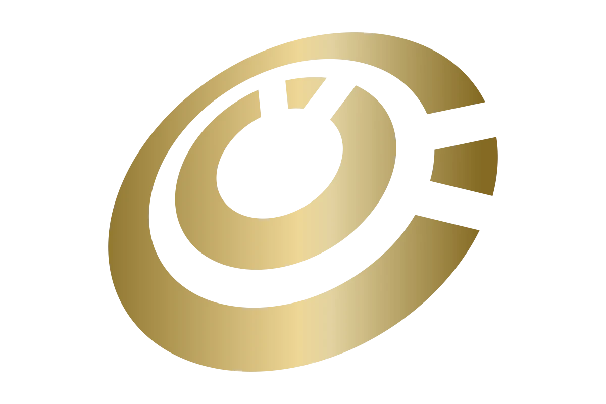 Elegant Gold Abstract Finance Logo for Advisors