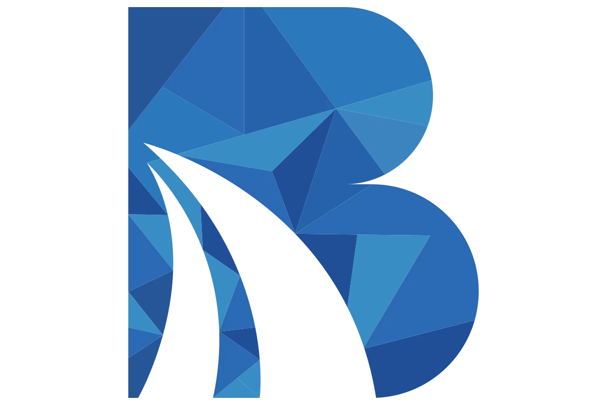 Innovative Blue Abstract Logistics Logo for Modern Solutions