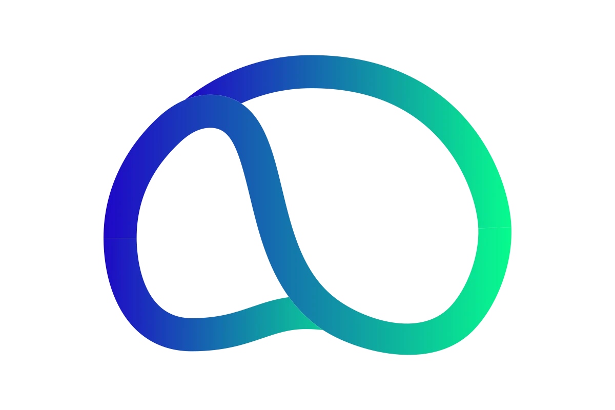 Modern Abstract Technology Logo Design with Fluid Shapes