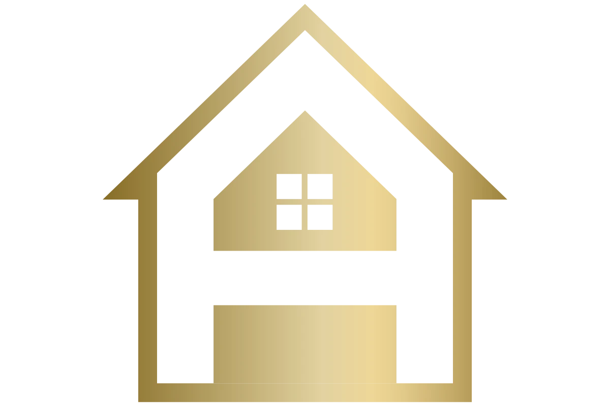 Luxury Real Estate Logo Featuring Modern Home Design