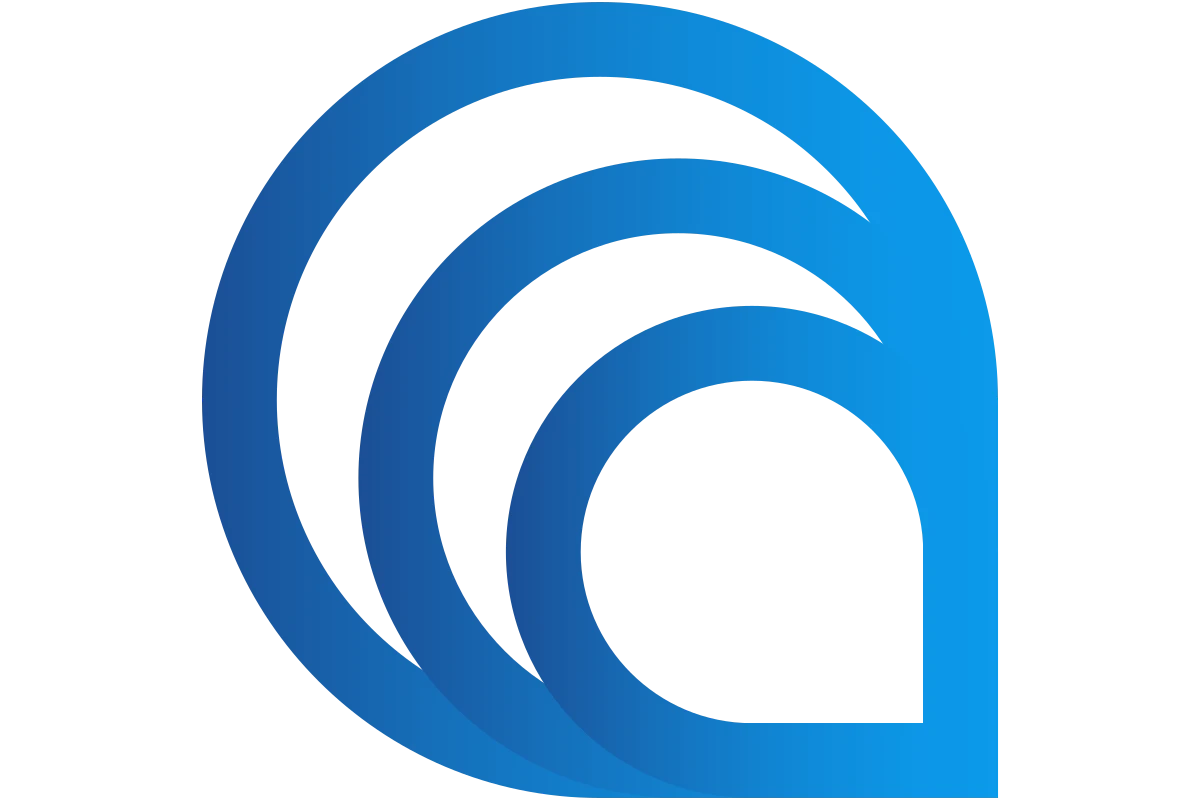 Dynamic Travel Agency Logo: Modern Oceanic Design