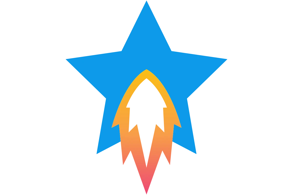 Innovative Rocket Star Logo for Dynamic Ventures