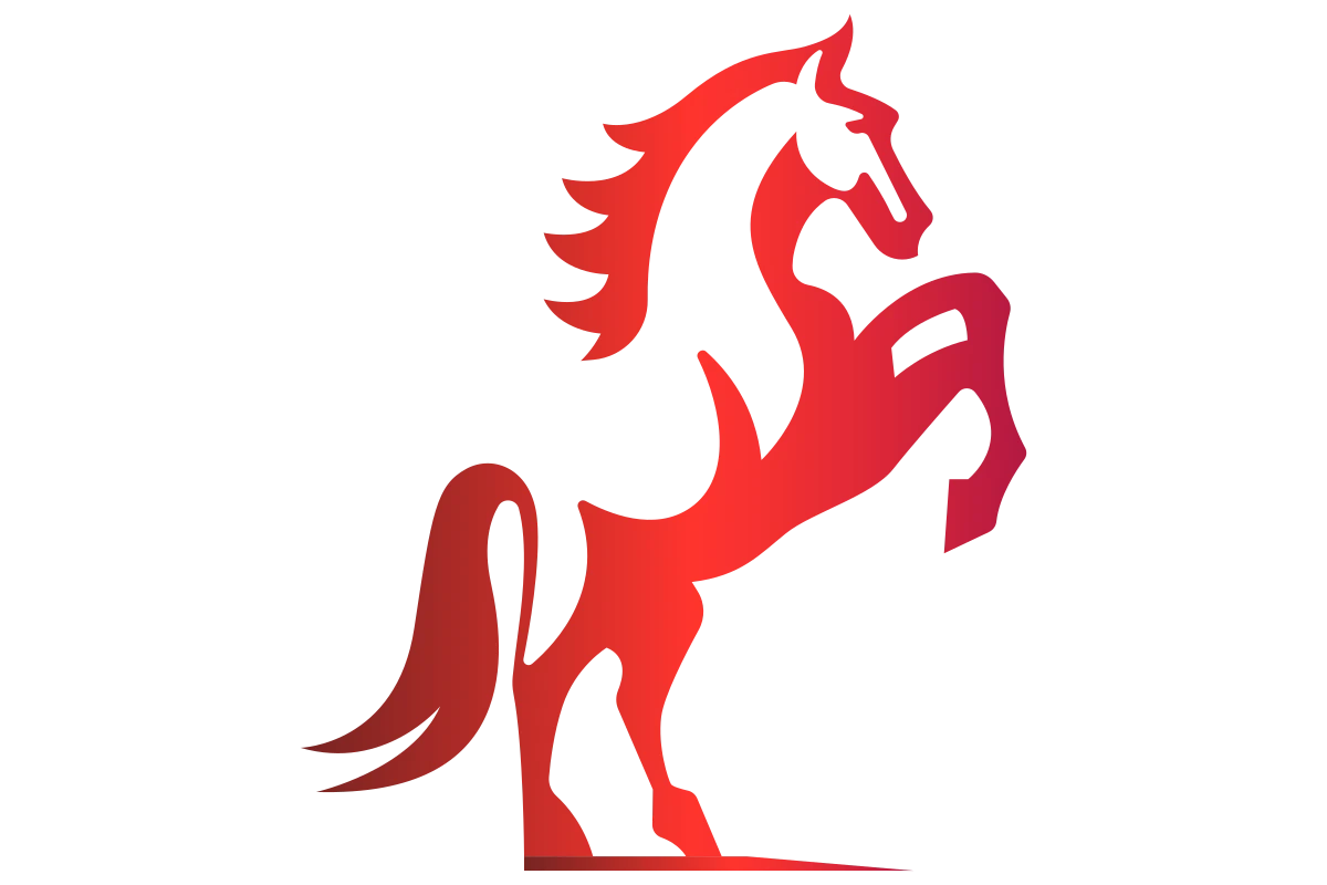 Strength and Power - Minimalist Horse Logo Design