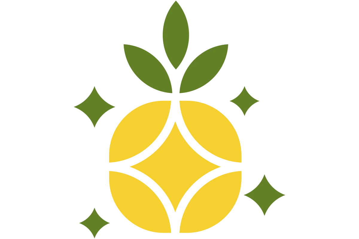 Vibrant Pineapple Logo for Fresh Fruit Delivery Service