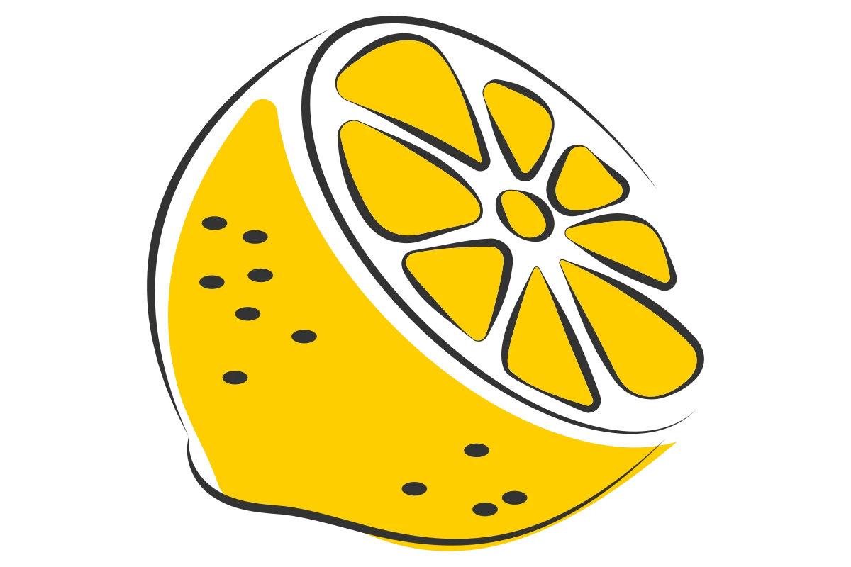 Fresh Lemon Logo for Food Delivery Services