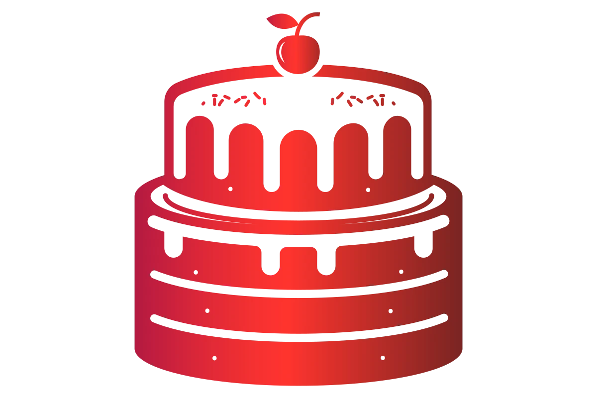 Modern Abstract Cake Design for Bakeries and Events