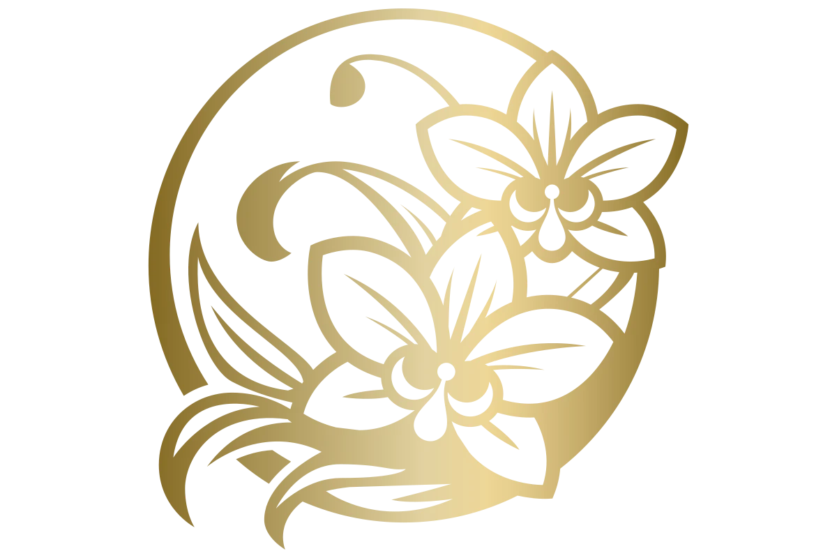 Elegant Orchid Floral Design for Luxury Spa Services