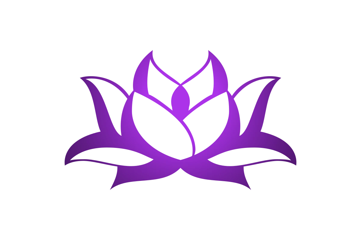 Elegant Purple Lotus Logo for Spa and Wellness