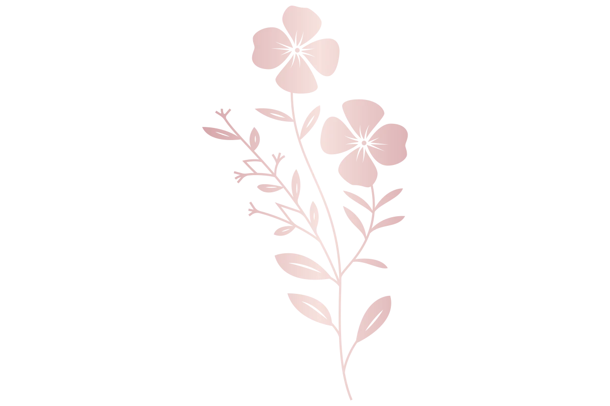 Elegant Floral Design for Beauty and Wellness Services