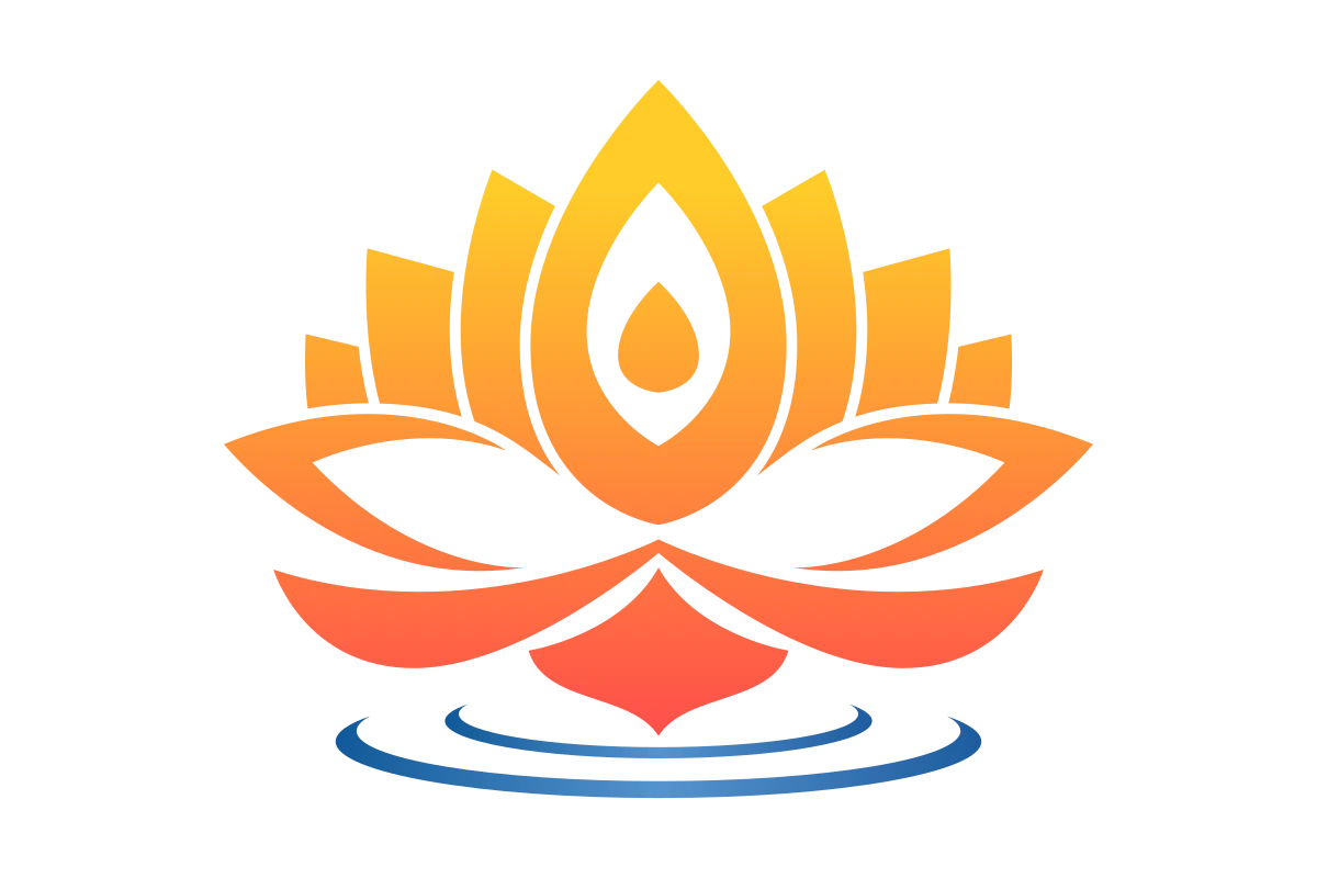 Elegant Lotus Spa Logo for Wellness and Meditation
