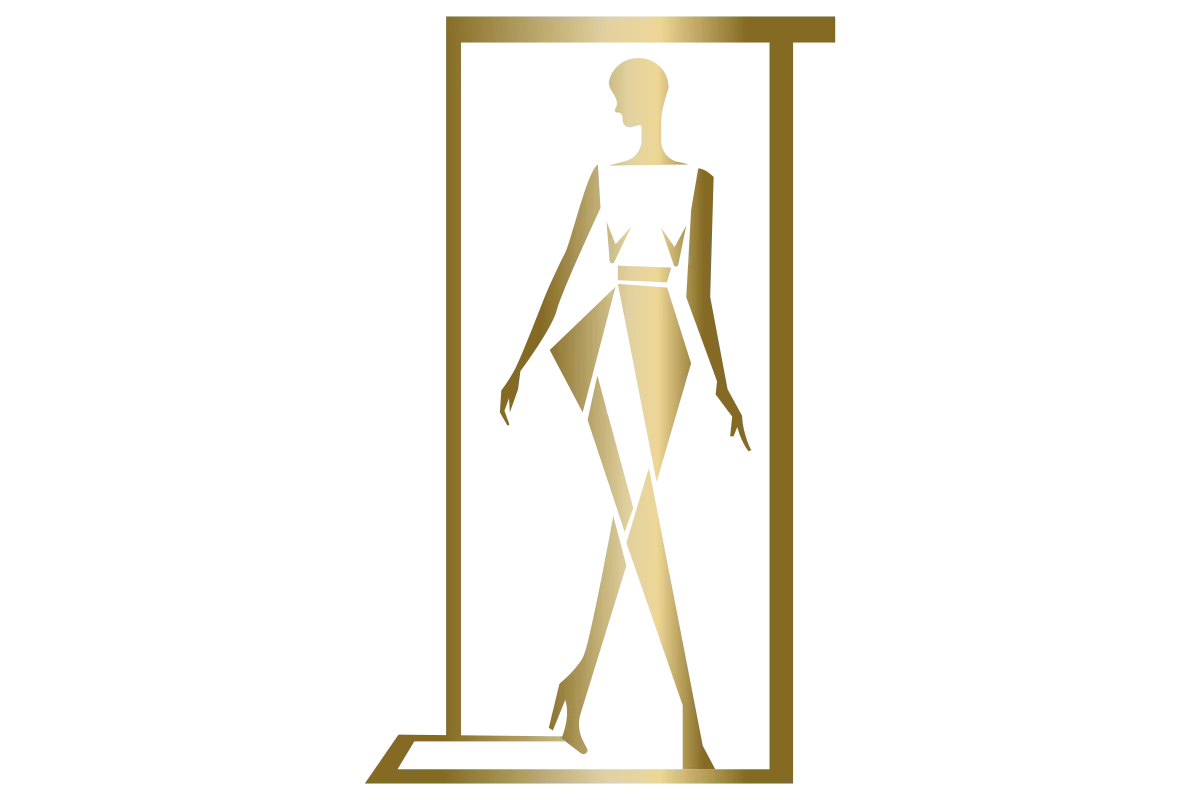 Elegant Gold Fashion Design Logo for Modern Apparel
