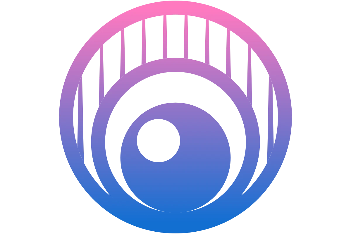 Innovative Abstract Music Visual with Gradient Colors