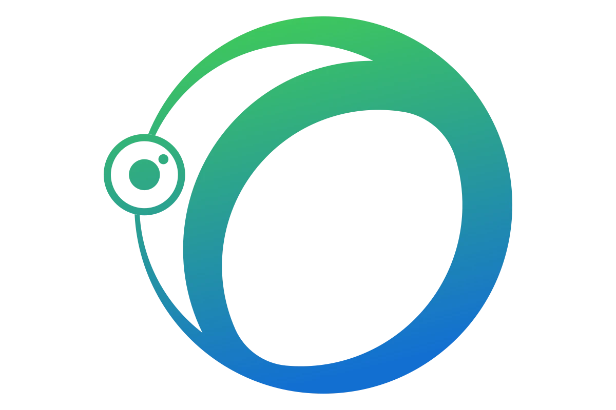 Innovative Abstract Software Icon with Gradient Design
