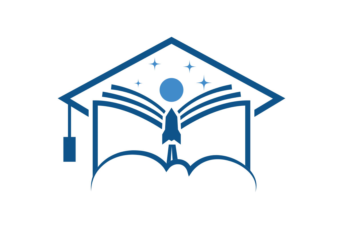 Innovative Education Logo with Graduation Theme