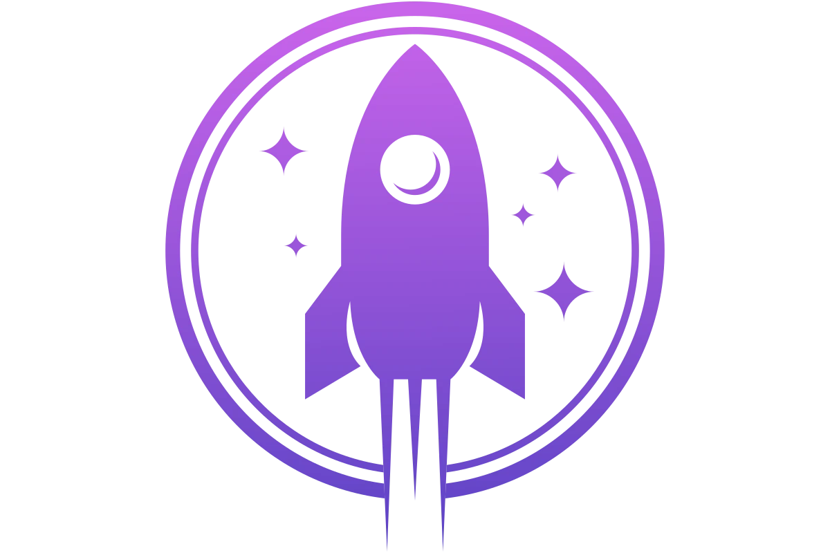 Innovative Rocket Logo for Startup or Tech Venture