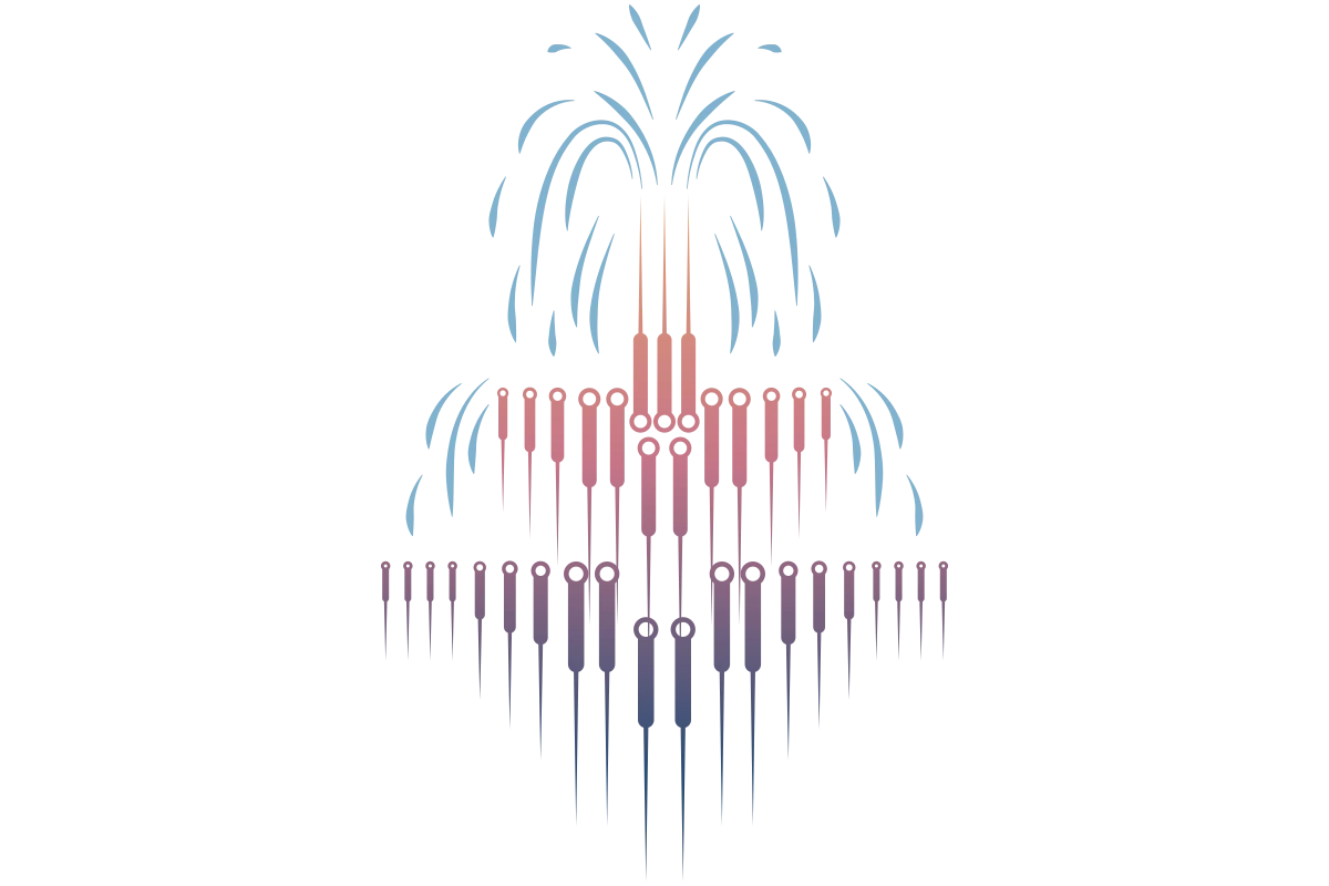 Vibrant Fireworks Display for Event Planning Services
