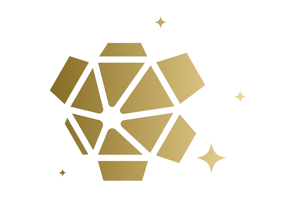 Luxurious Gold Jewelry with Geometric Elegance