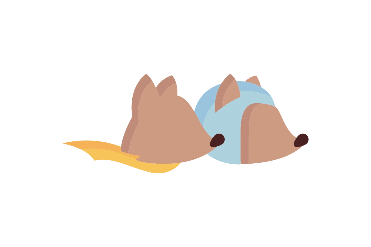 Playful Fox Mascot for Pet Services - Friendly & Cute