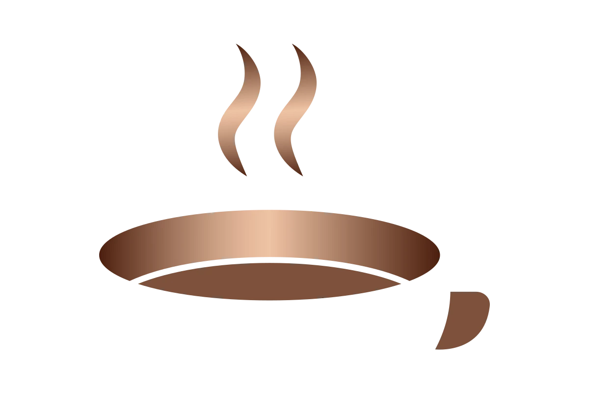 Modern Coffee Cup Logo with Steam - Perfect for Cafes