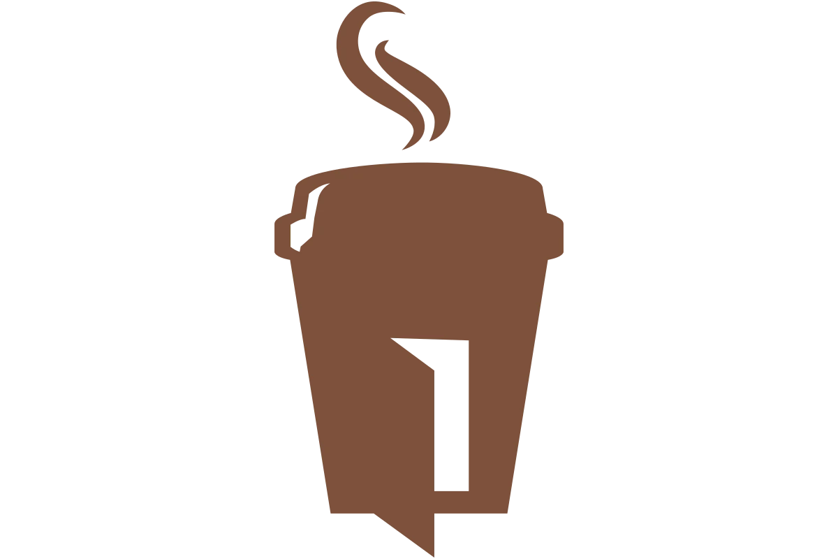 Modern Coffee Cup Logo for Community Cafes