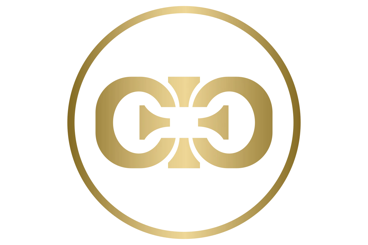 Elegant Gold Monogram Design for Personal Branding