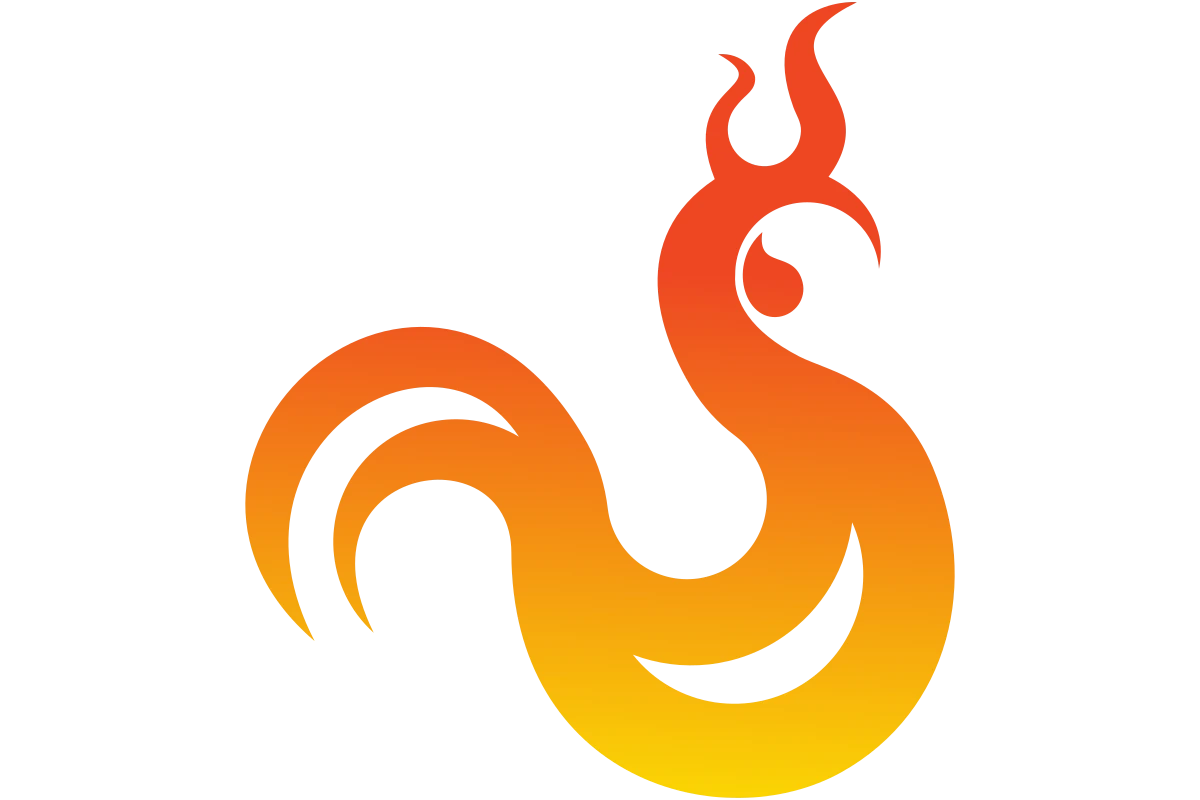 Vibrant Phoenix Restaurant Logo for Culinary Growth