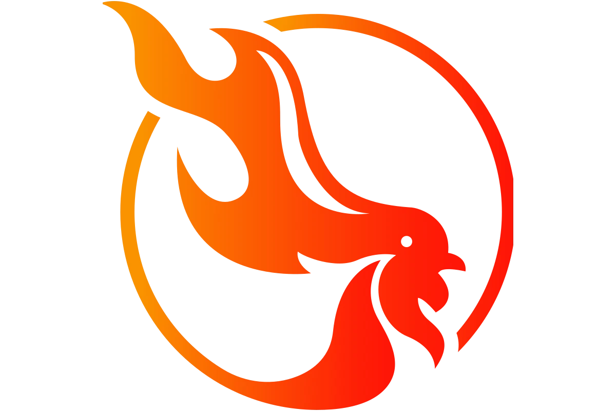 Modern Phoenix Logo Symbolizing Innovation and Growth